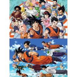 Puzzle 2 x 100 pièces : Dragon Ball - Educa