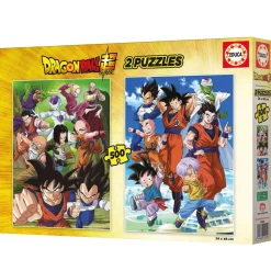 Puzzle 2 x 500 pièces : Dragon Ball - Educa