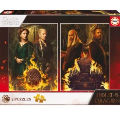 Puzzle 2 x 500 pièces : House Of The Dragon - Educa