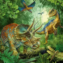 Puzzle 3 x 49 pièces : La fascination des dinosaures - Ravensburger
