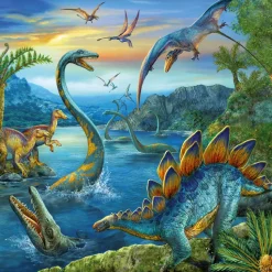Puzzle 3 x 49 pièces : La fascination des dinosaures - Ravensburger