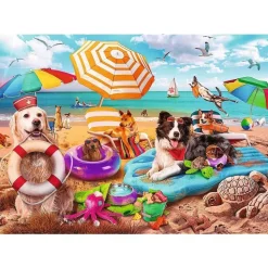 Puzzle 2 x 500 pièces : L'été - Trefl