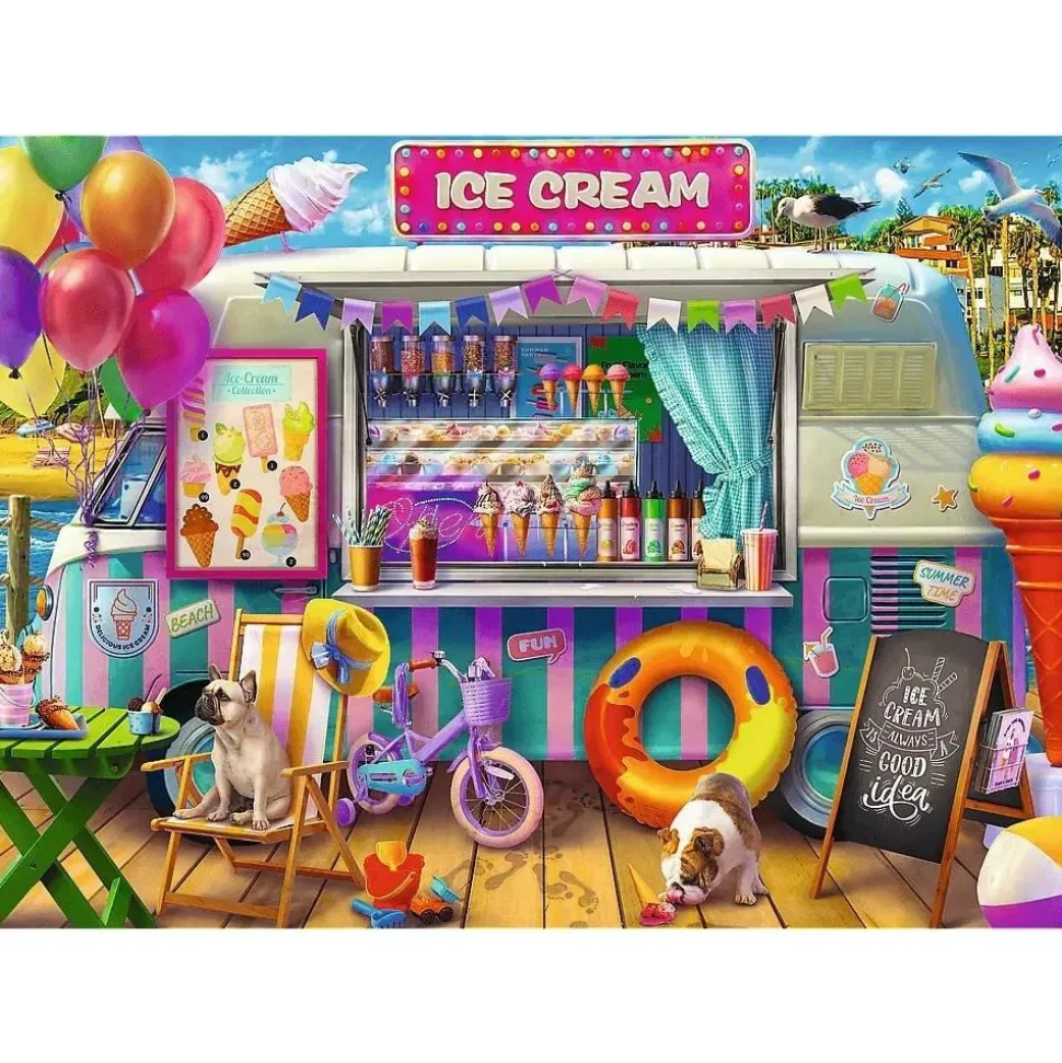 Puzzle 2 x 500 pièces : L'été - Trefl