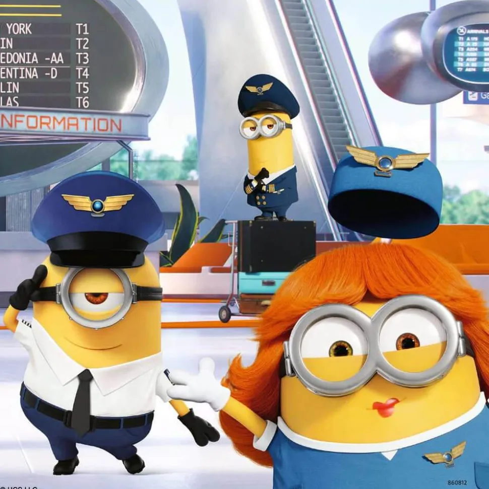 Puzzle 3 x 49 pièces : Minions 2 : Drôles de Minions - Ravensburger