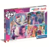 Puzzle 3 x 48 pièces : Mon Petit Poney (My Little Pony) - Clementoni