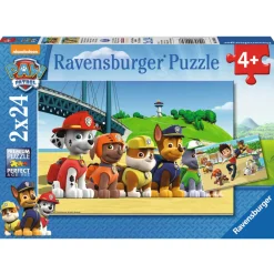 Puzzle 2 x 24 pièces : Pat'Patrouille : Chiens héroïques - Ravensburger