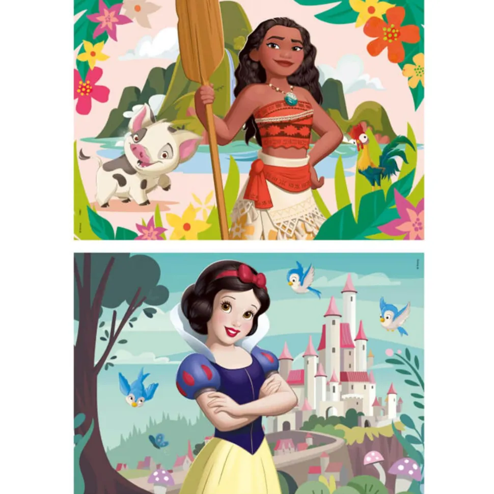 Puzzle 2 x 50 pièces : Princesse Disney - Educa