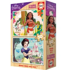 Puzzle 2 x 50 pièces : Princesse Disney - Educa