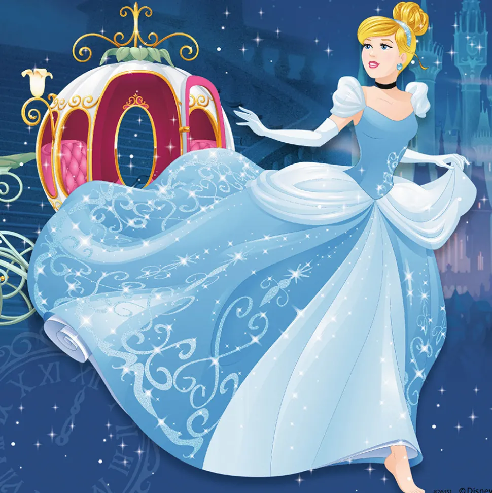 Puzzle 3 x 49 pièces : Princesses Disney : Les aventures des Disney Princesses - Ravensburger