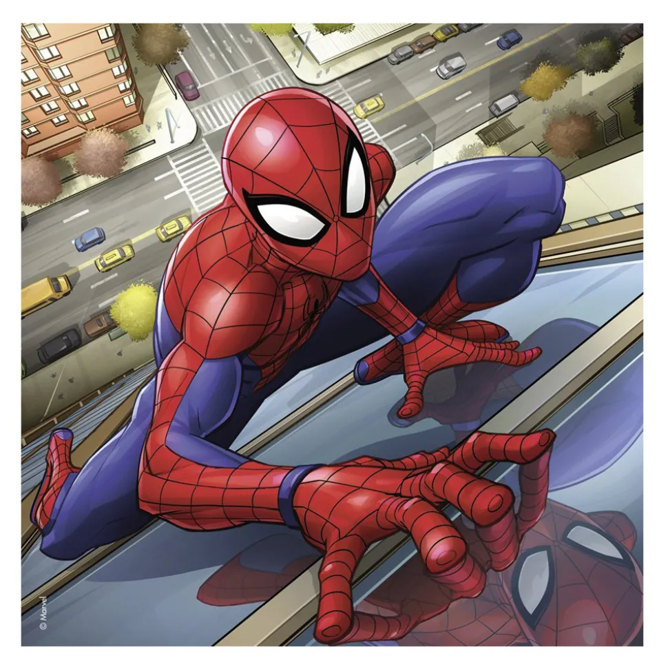 Puzzle 3 x 49 pièces : Spiderman en actionr - Ravensburger