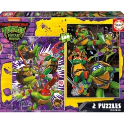 Puzzle 2 x 500 pièces : Tortue Ninja - Educa