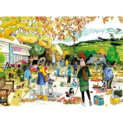 Puzzle 4 x 500 pièces : Une vie de chien - Gibsons