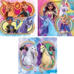 Puzzle 3 x 48 pièces : Unicorn Academy - Clementoni