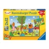 Puzzle 2 x 24 pièces kid-e-cat : journée nature en famille - Ravensburger