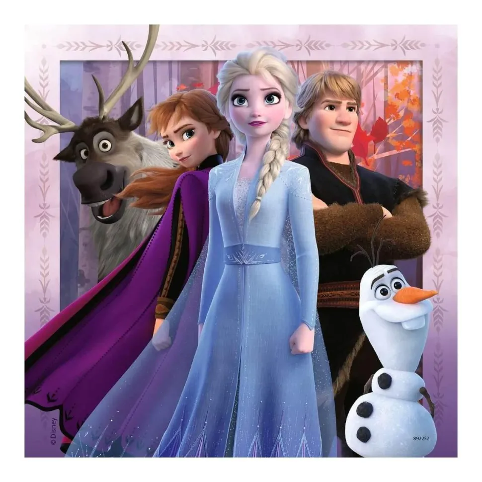 Puzzle 3 x 49 pièces Reine des neiges 2 : le voyage commence - Ravensburger