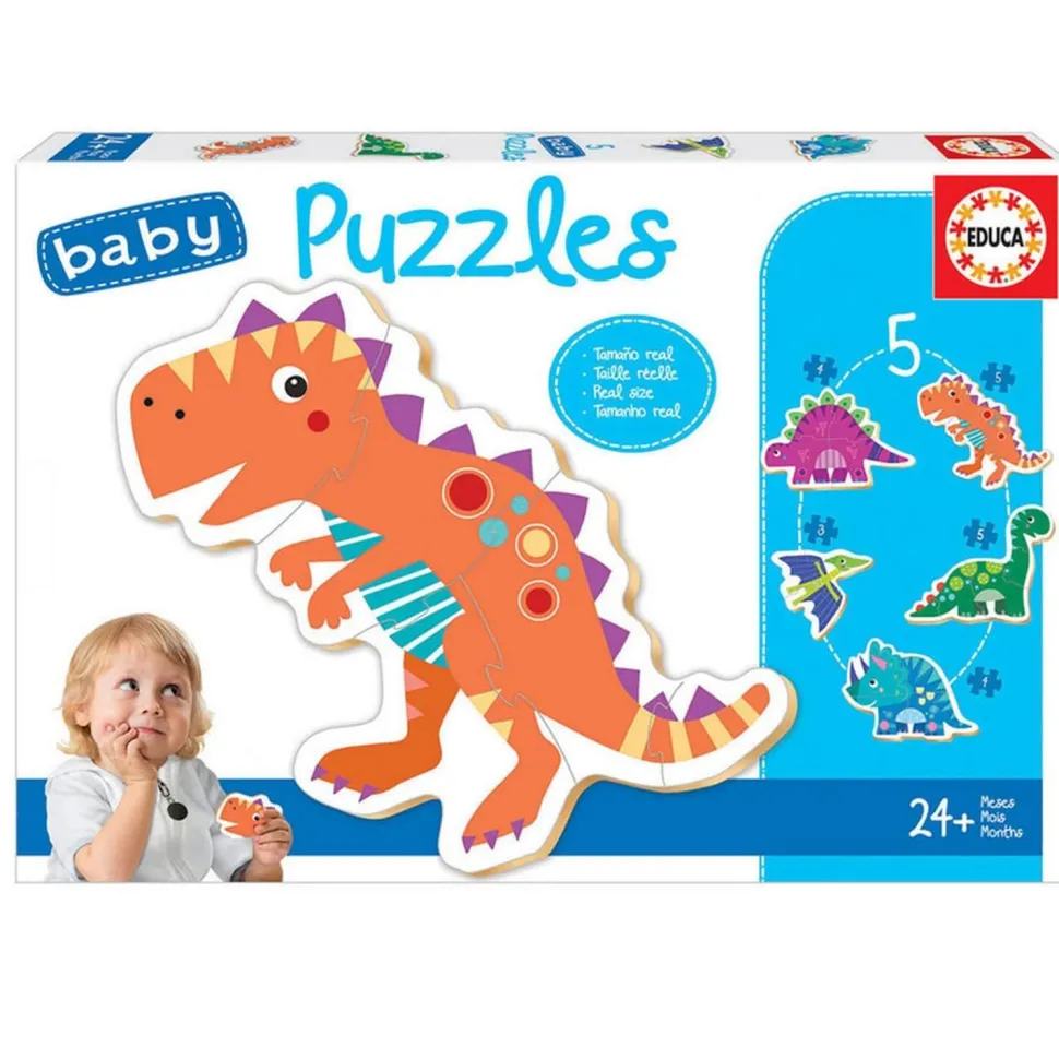 Puzzle baby 3-5 pièces - Dinosaures - Educa