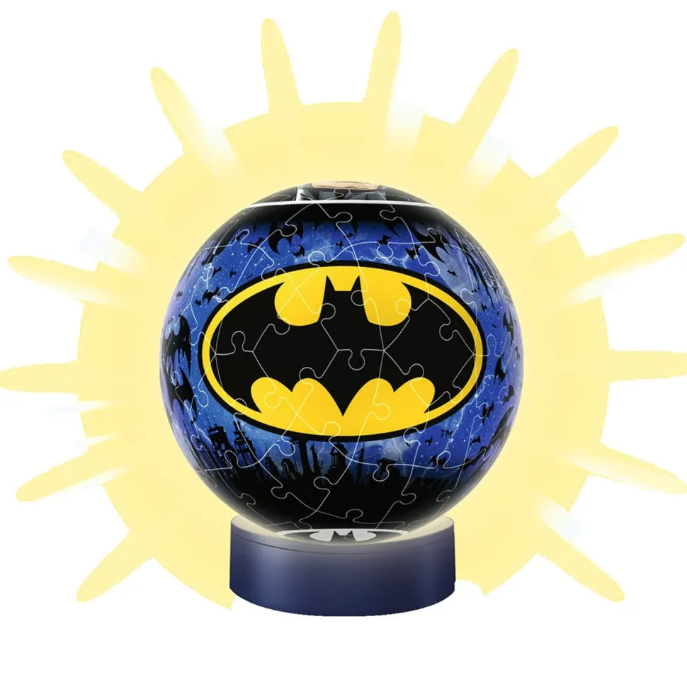 Puzzle Ball 3D 72 pièces illuminé : Batman - Ravensburger
