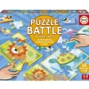 PUZZLE BATTLE 16 x 9 pièces : ANIMAUX - Educa