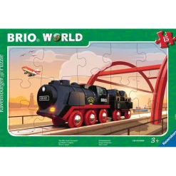 Puzzle cadre 15 pièces : Brio : Locomotive à vapeur - Ravensburger