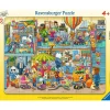 Puzzle cadre 35 pièces : Le magasin de jouets des animaux - Ravensburger