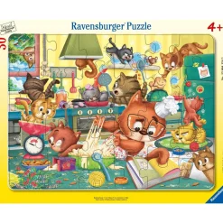 Puzzle cadre 48 pièces : Le rugissement des dinosaures - Ravensburger