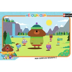 Puzzle cadre 15 pièces : Oua Oua à la montagne : Hé, Oua-Oua - Nathan