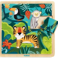 Puzzle cadre 15 pièces : Puzzlo Jungle - Djeco