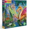 Puzzle Carré 1000 Pièces : Gentil dragon - Eeboo