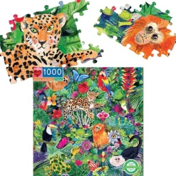 Puzzle carré 1000 pièces : La forêt Amazonienne - Eeboo