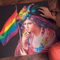 Puzzle carré 1000 pièces : Liberty Rainbow - Eeboo