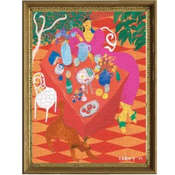 Puzzle carré 1000 pièces : Manger à l'extérieur - Eeboo