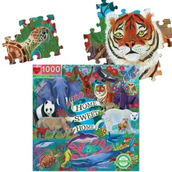Puzzle carré 1000 pièces : Planète Terre - Eeboo
