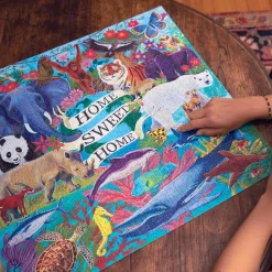 Puzzle carré 1000 pièces : Planète Terre - Eeboo