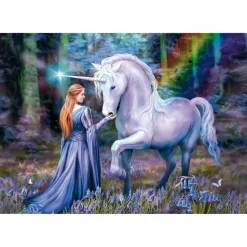 Puzzle Compact 1500 pièces : Anne Stokes : Le bois des jacinthes - Clementoni