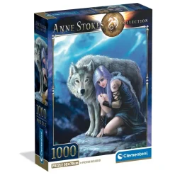 Puzzle Compact 1000 pièces : Anne Stokes - La protectrice - Clementoni