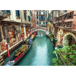 Puzzle Compact 1000 pièces : Canal de Venise - Clementoni