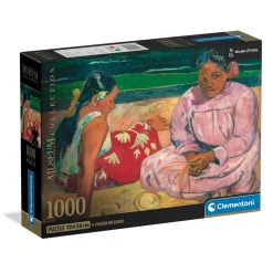 Puzzle Compact 1000 pièces : Gauguin - Femmes de Tahiti - Clementoni