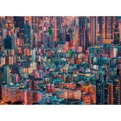 Puzzle Compact 1500 pièces : Hong Kong, La Ruche - Clementoni