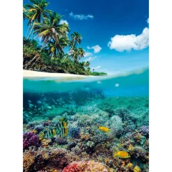 Puzzle Compact 1000 pièces : Le Paradis d'Été - Clementoni