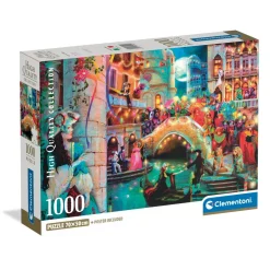 Puzzle Compact 1000 pièces : Lune du Carnaval - Clementoni