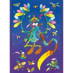 Puzzle Compact 500 pièces : Mordillo, Le Voyage - Clementoni