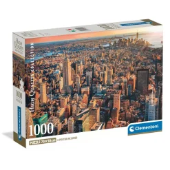Puzzle Compact 1000 pièces : New York City - Clementoni