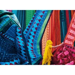 Puzzle Compact 1500 pièces : Tissus flottants - Clementoni