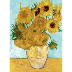 Puzzle Compact 1000 pièces : Van Gogh - Tournesols - Clementoni