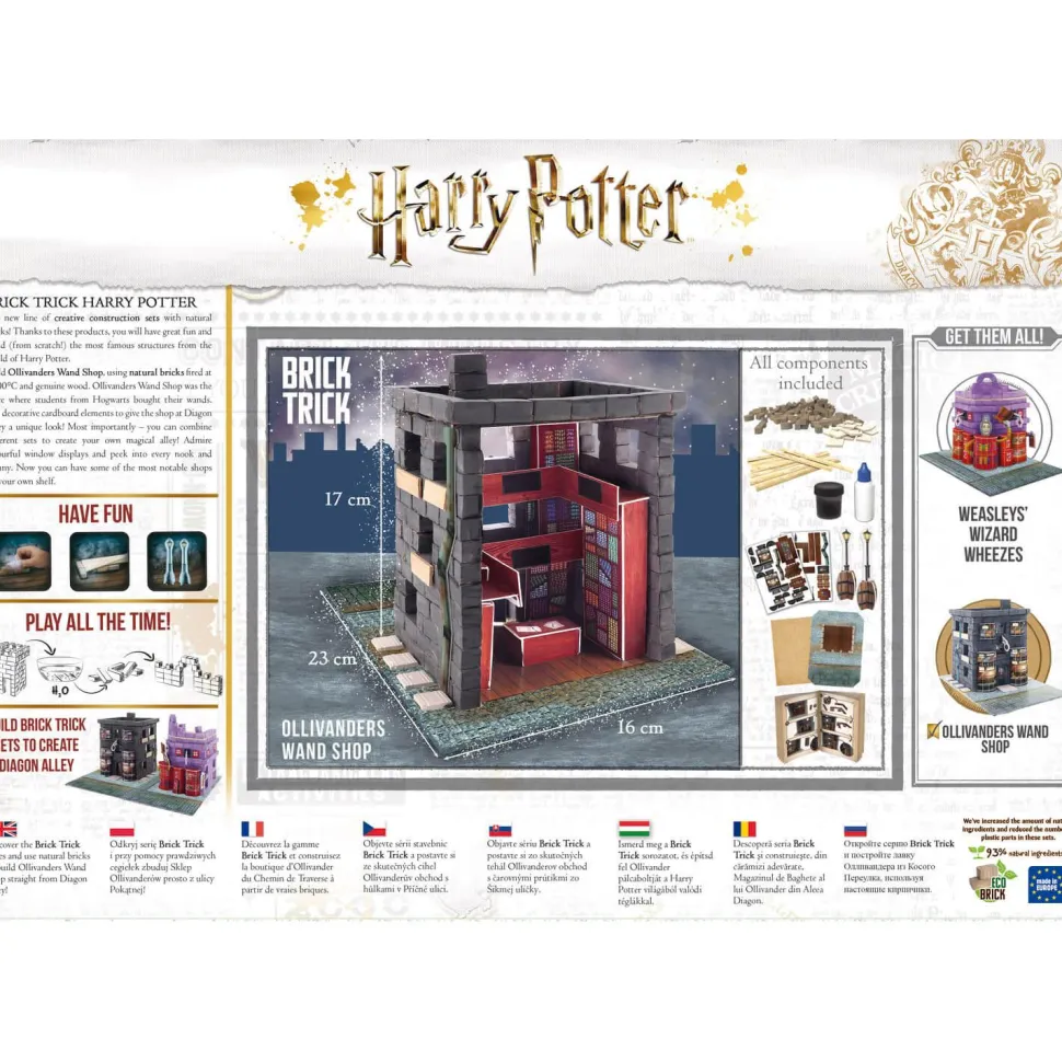 Puzzle 3D - Brick Trick : Harry Potter : Magasin de baguettes magiques d'Ollivanders - Trefl