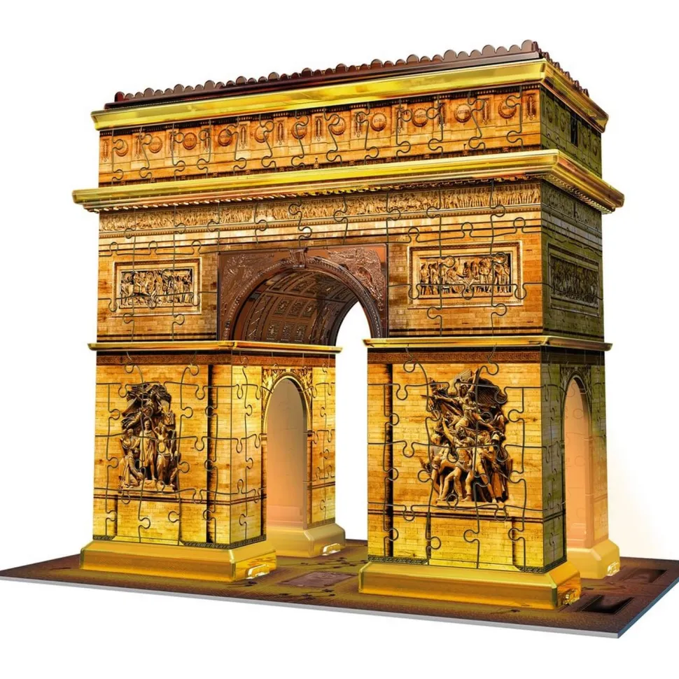 Puzzle 3D 216 pièces : Arc de Triomphe Illuminé - Ravensburger
