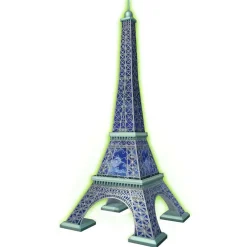 Puzzle 3D 216 pièces - Edition 50 ans : Tour Eiffel Phosphorescente - Ravensburger