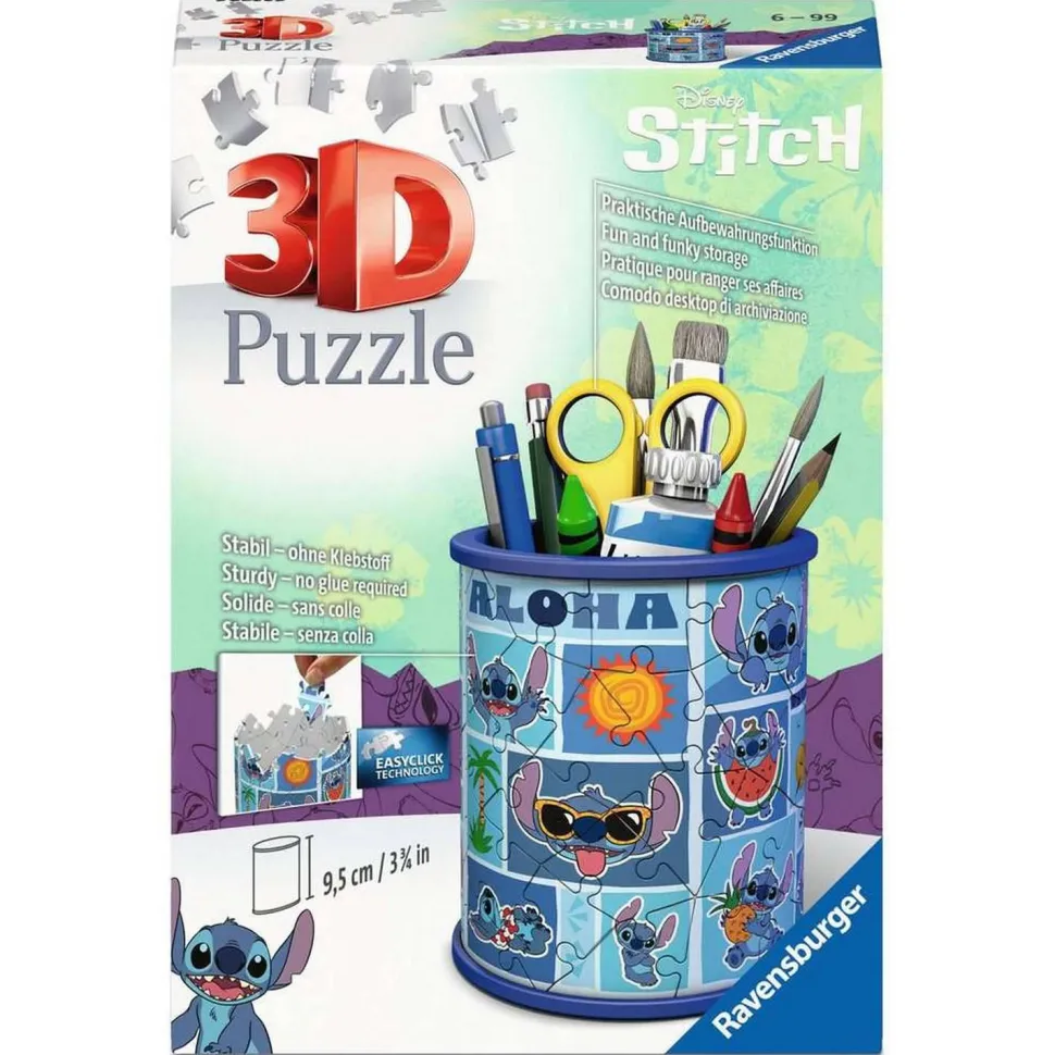Puzzle 3D 54 pièces : Pot à crayons - Disney Stitch - Ravensburger