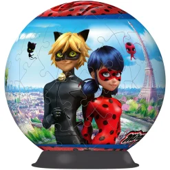 Puzzle 3D 72 Pièces : Puzzle Ball - Miraculous - Ravensburger