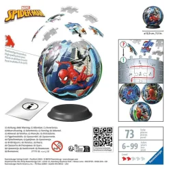 Puzzle 3D Ball 72 pièces : Spider-man - Ravensburger